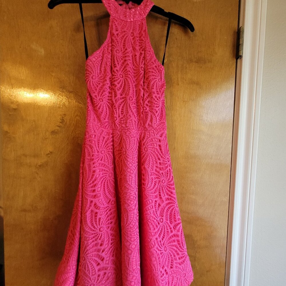 B. Darlin Pink Halter Top Dress NWOT Sz 1/2